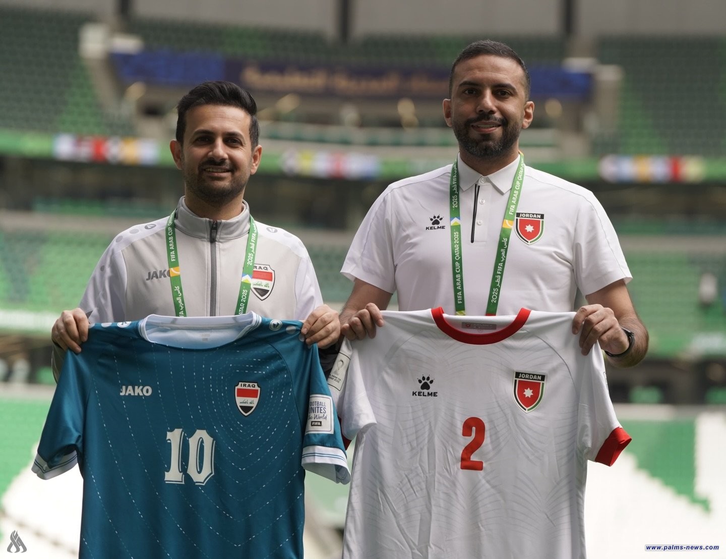 أسود الرافدين بالزي الأخضر في مواجهة الأردن غداً